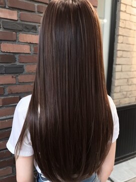 LDKヘアー 大宮(LDK hair) 縮毛矯正×艶髪×ダークブラウン  20代30代40代 l16