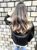 ワンスタイル(One style)&nbsp;【ケアブリーチ2回】バレイヤージュ＋髪質改善トリートメント