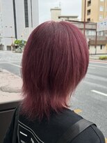 ラビス クローバー(Lovis clover)&nbsp;ワインレッドウルフカット♪あゆむ