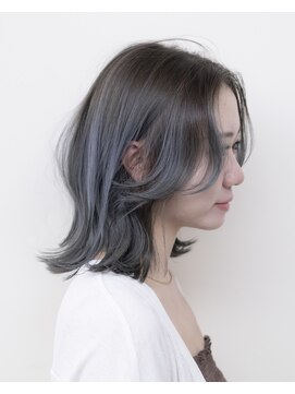 ルプラ ガーデン(le-pla garden) くびれボブ#レイヤーカット#ダブルカラー#ブルー#豊橋#豊川
