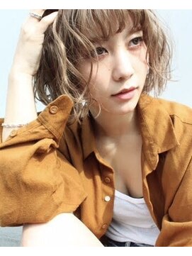 ボタニウムドットアン バイ アールサロン(BOTANIUM.An by Rr SALON) 【BOTANIUM.An】外国人風ハイライト×ウェットパーマボブ