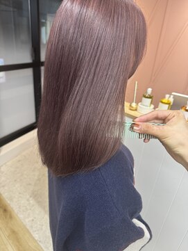 ユニバーストーキョー 池袋東口店(universe tokyo) ブリーチあり☆ラベンダーピンク(髪質改善/ダブルカラー