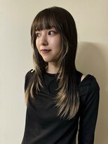 ノラ シブヤ(NORA)&nbsp;レイヤーカット/裾カラー/デザインカラー/韓国レイヤーカット