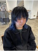 レイヤーカットウルフカットマレットヘアーインナーカラー