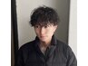 【《坂口限定》men's特別価格！】 men'sカット＋パーマ＋眉毛カット=￥10000