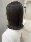 ブリーチなしグレージュカラー