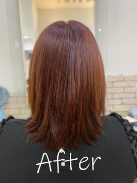 フレンド美容室PURE岬店 アルテマストレートで自然に