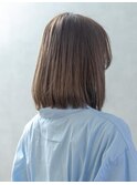 華やかミディボブ