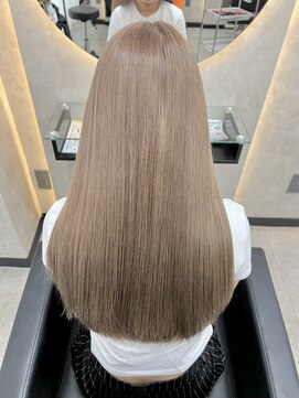 ルノン シェリー(LUNON cheliy) ハイライトカラーくびれヘアアプリコットオレンジ