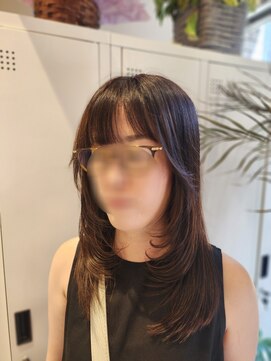 ストーリア 大森店(STORIA) 顔まわりザクザクレイヤーカット