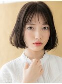 暗めカラーワンカールAラインこなれボブ311W戸田公園20代30代