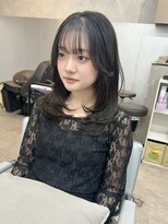 シエテ 津田沼(Siete)&nbsp;ミディアムヘア/暗めカラー/グランマッシュ/津田沼/韓国/カラー