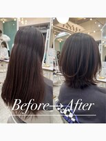 コンティロミー(CONTI ROMMY.) ミディアムレイヤー◎くびれウルフこなれミディ◎20代~50代