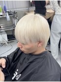 MEN’S HAIR/ブルーブラック/フェザーパーマ/渋谷