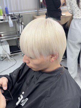 メンズペレ 渋谷(MEN'S PELE) MEN’S HAIR/ブルーブラック/フェザーパーマ/渋谷