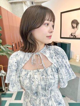 ノエ(noe) 外ハネボブ/ボブ/レイヤーカット/ダブルカラー/ブリーチ/栄r66