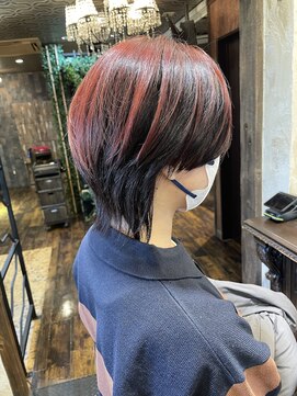 ウルフショート×レッド