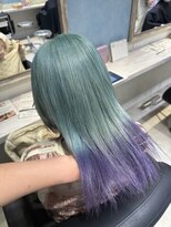 アソビセカンド 原宿(ASOBI 2nd)&nbsp;ダブルカラー/黒髪/ボブルフ/ネビージュ/原宿/前髪/韓国