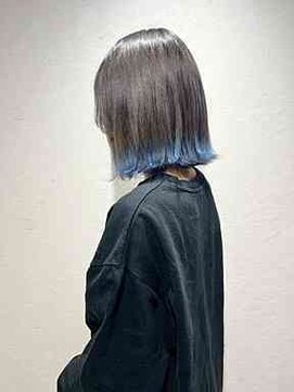 エヌプラスリタ 近鉄八尾(N+lita) 黒髪クラゲヘアーオリーブグレー小顔ココアベージュ