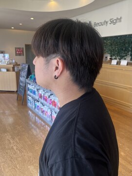 サラ ビューティ サイト 春日(SARA Beauty sight) パーマにもおすすめ！えりあし残したマッシュスタイル