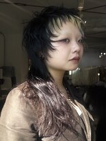 ナループロアツム(Nalu pu loa Tsum)&nbsp;マレットヘア/ウルフパーマ/ポイントブリーチ