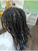 ドレッドヘアセット