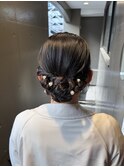ツヤっとまとめ髪スタイル^ ^