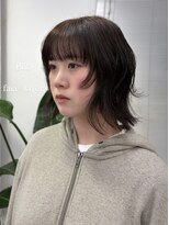 ヘアー アイス カンナ(HAIR ICI Canna)&nbsp;ボブレイヤー/顔まわりレイヤー/レイヤースタイル/韓国ヘア