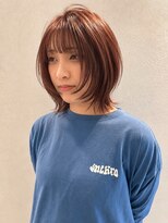 コト 福井大和田店(coto)&nbsp;福井 大和田 レイヤーボブ 顔周りレイヤー 暖色カラー