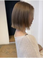 クラフト ヘア デザイン(CRAFT HAIR DESIGN) 【craft渡邉】ダブルカラーくすみベージュ/ミニボブ