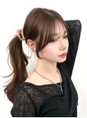 韓国ヘア/韓国スタイル/縮毛矯正/髪質改善/レイヤーカット