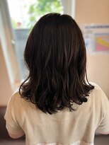 ナゴミ(NAGOMI) 30代40代50代/ブラウン/クセを活かしたスタイル/ミディアム/仙台