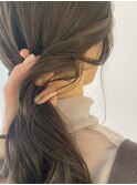 くすみカラー×オリーブアッシュ