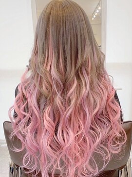 ディバイス(Device) 【Device心斎橋】バレイヤージュカラーエクステ