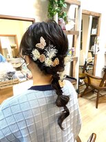 ロカット サロン(Roquat Salon)&nbsp;ブライダルロングあみおろし【ヘアセット/立川/国分寺/八王子】