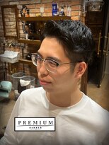 プレミアムバーバー 新宿店(PREMIUM BARBER produce by HIRO GINZA)&nbsp;前あげ7:3スタイル