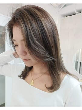 パープル(purple) ハイライト&ローライト