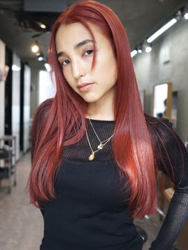 ソルトウォーター(SALT WATER) モードヘア　レッド