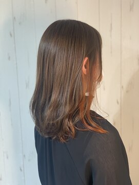 アヤメ(ayame) 【ayame大泉学園】インナーカラー_オレンジ_デザインカラー_6