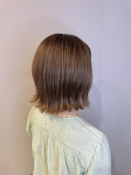 ブロッサム 東久留米店(Blossom) 美髪結べるボブボブウルフミニウルフ薄めバング斜めバング