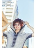大人綺麗な小顔襟足スッキリショートボブ　30代40代50代