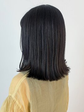 アイティー バイ アルバム 中野店(IT by ALBUM) ブルーブラック_グレーベージュレイヤーロング_ba465052