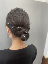 トップヘアー 中庄店(TOP HAIR fuapua) お呼ばれヘア 銀箔 【 mery 】