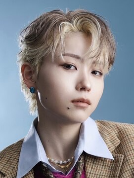 オーシャントーキョーオーバー 渋谷(OCEAN TOKYO OVER) 韓国マッシュセンターパートダウンパーマニュアンスパーマウルフ