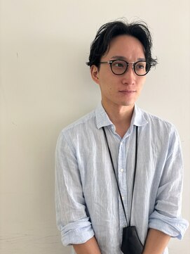 エンドリンク(endlink) ニュアンスパーマ×センターパートショート