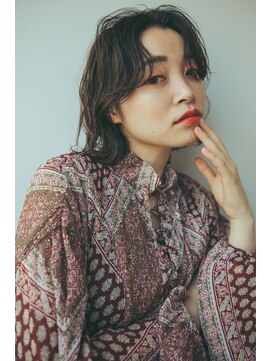 ルス 立川(LUZ) 【LUZ立川】センター分け+ボブパーマ★New Open