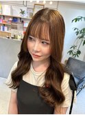 くびれパーマ 韓国風パーマ コテ巻き風パーマ 無重力パーマ