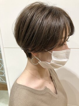 スミヤ(SUMIYA) 大人可愛い20代30代40代50代黒髪前下がりショートボブ/鹿児島