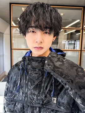 スタートウキョウ 渋谷(STAR TOKYO) ツイストスパイラルパーマ束感ショートマッシュ縦落ちツイスパ