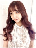 ワインレッド/チェリーレッド/赤髪/韓国ヘア